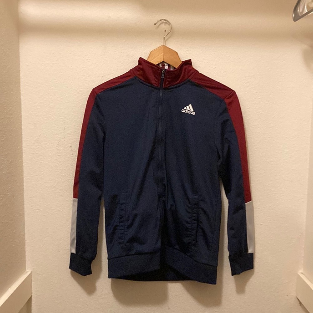 Adidas Red White and Blue Matching Track Suit Boys Large
